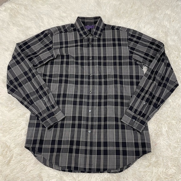 Ralph Lauren Purple Label Other - Ralph Lauren Purple Label Collection Plaid Button Down Shirt